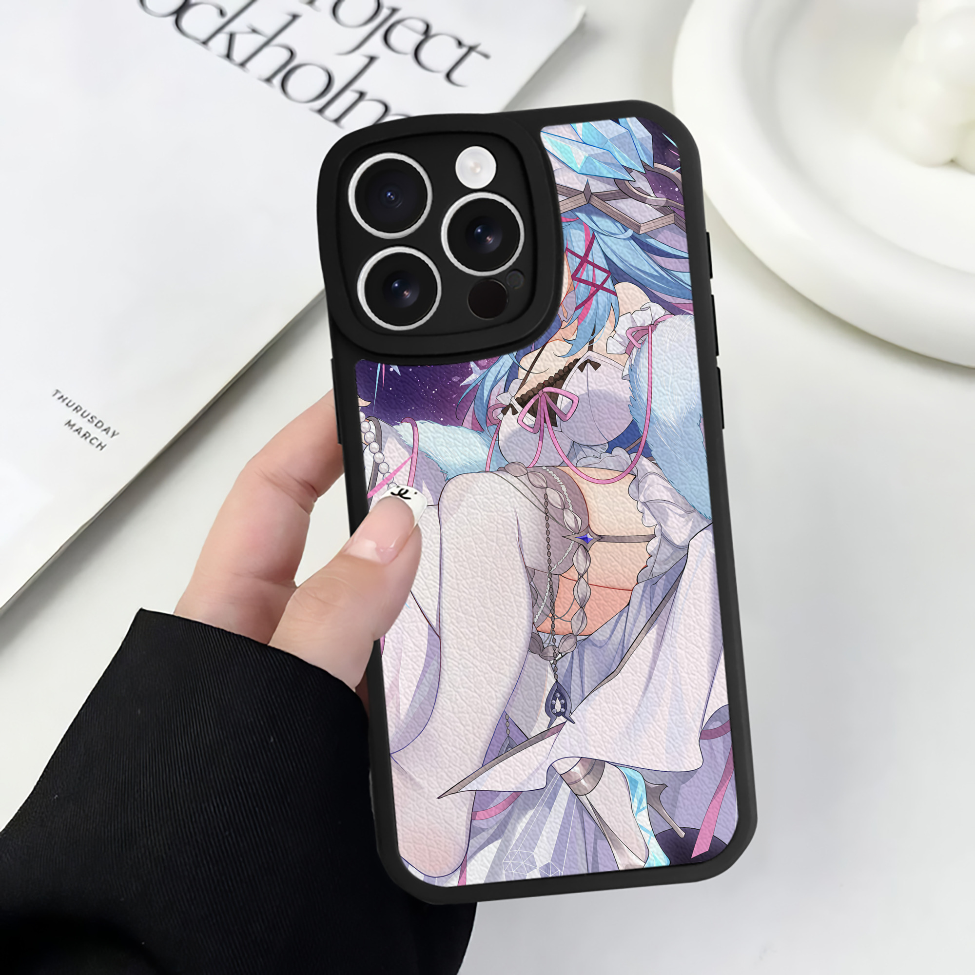（画像用） 遊☆戯☆王 Yu-Gi-Oh! 【iPhone 16シリーズ対応】シリコンスマホケース（レザー調） 材質：シリコン